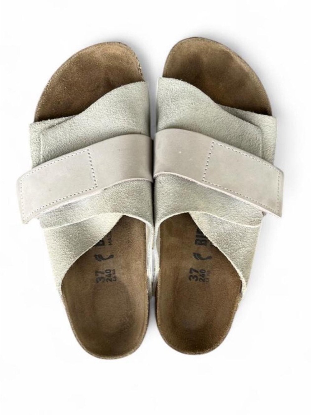 Birkenstock Kyoto Taupe Suede Sandals EU 37 Women’s 6 Narrow